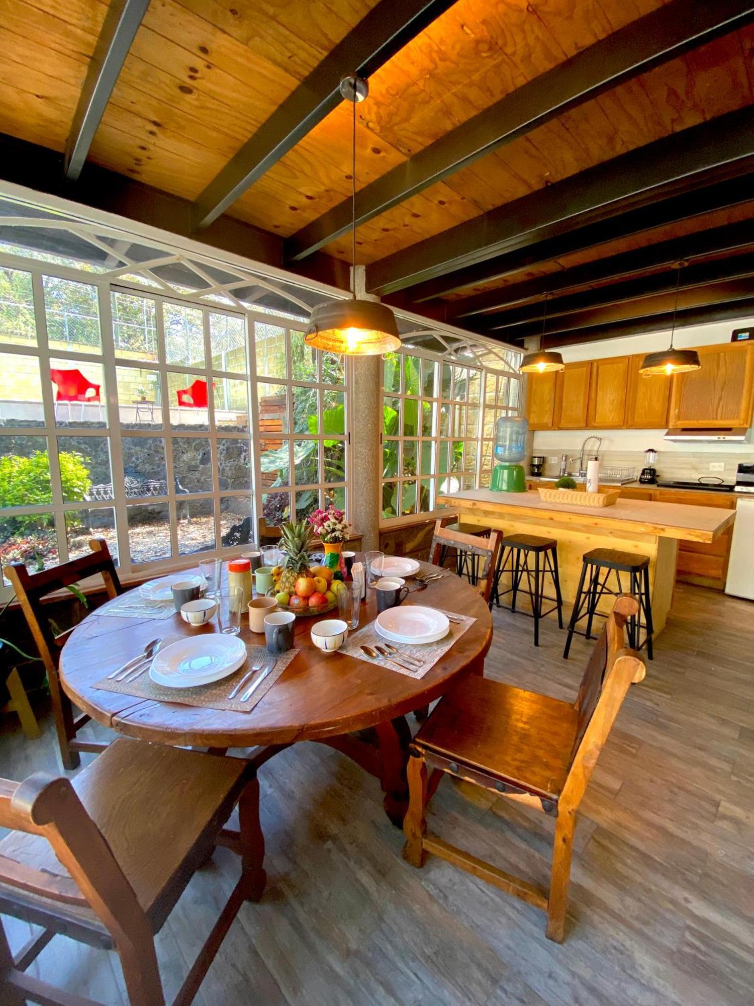 Villa Casa Encino Con Alberca Climatizada En Tepoztlán Exterior foto